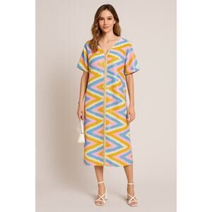 MSRP $225 ✨ Buddy Love Caftan Size S-L Flexible Fit | Covered Buttons ✨QUICKSHIP